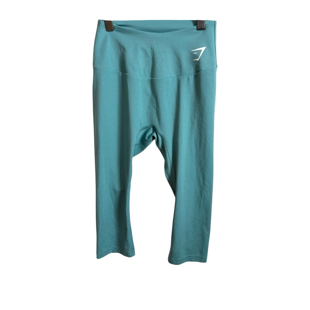 Gymshark Training Cropped Leggings in Teal‎ Small